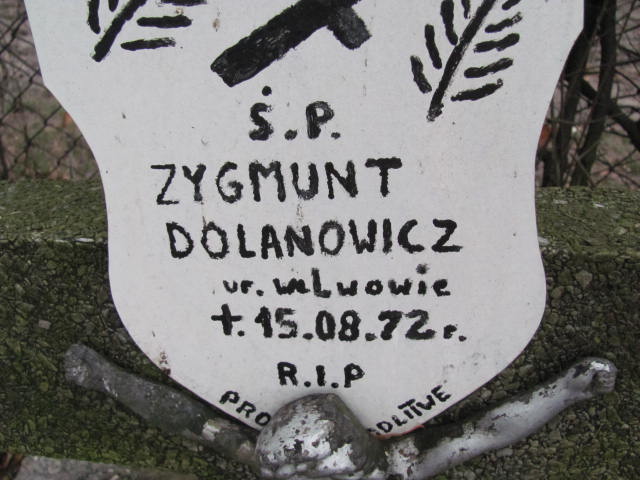 Zygmunt Dolanowicz 1892 Gliwice Wójtowa Wieś - Grobonet - Wyszukiwarka osób pochowanych