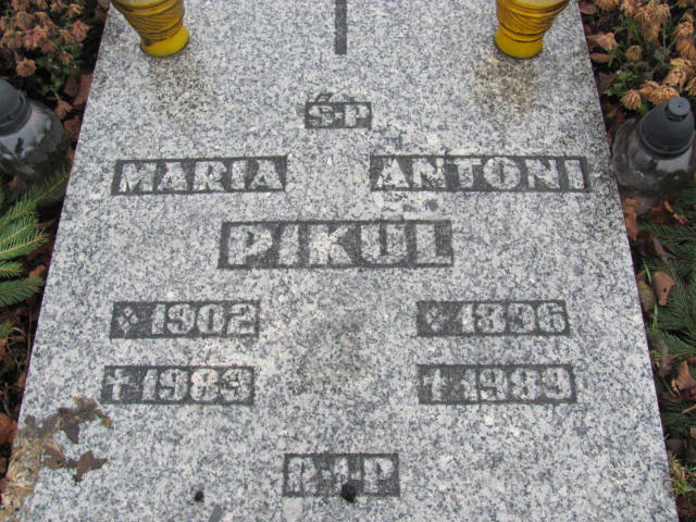 Antoni Pikul 1896 Gliwice Wójtowa Wieś - Grobonet - Wyszukiwarka osób pochowanych