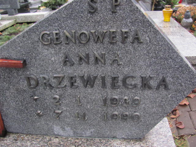 Genowefa Anna Drzewiecka 1939 Gliwice Wójtowa Wieś - Grobonet - Wyszukiwarka osób pochowanych