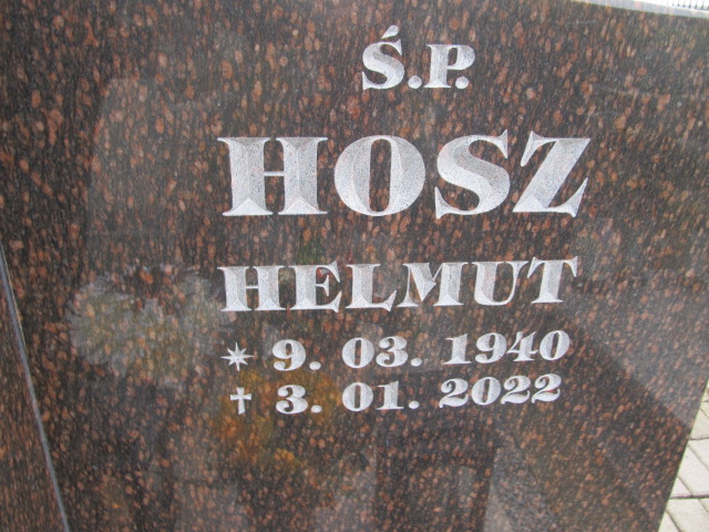 Helmut Hosz 1940 Gliwice Wójtowa Wieś - Grobonet - Wyszukiwarka osób pochowanych