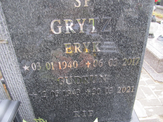 Eryk Grytz 1940 Gliwice Wójtowa Wieś - Grobonet - Wyszukiwarka osób pochowanych