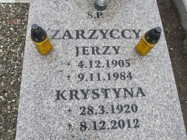 Jerzy Zarzycki 1905 Gliwice Wójtowa Wieś - Grobonet - Wyszukiwarka osób pochowanych