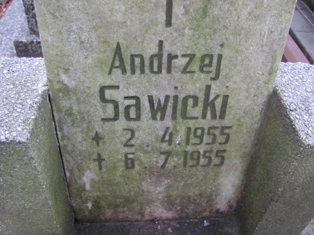 Andrzej Sawicki 1955 Gliwice Wójtowa Wieś - Grobonet - Wyszukiwarka osób pochowanych