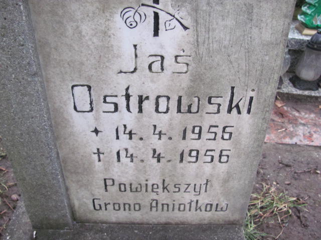 Jan Ostrowski 1956 Gliwice Wójtowa Wieś - Grobonet - Wyszukiwarka osób pochowanych