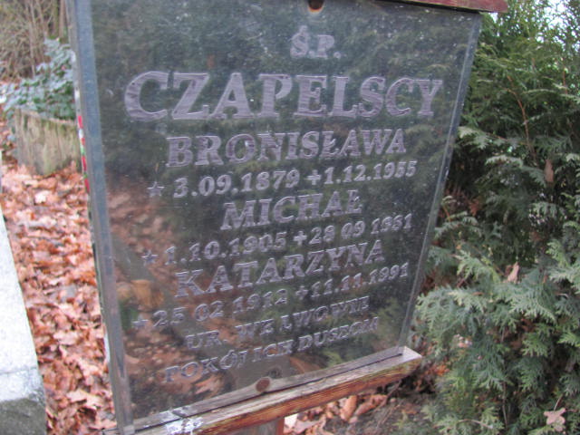 Bronisława Czapelska 1879 Gliwice Wójtowa Wieś - Grobonet - Wyszukiwarka osób pochowanych