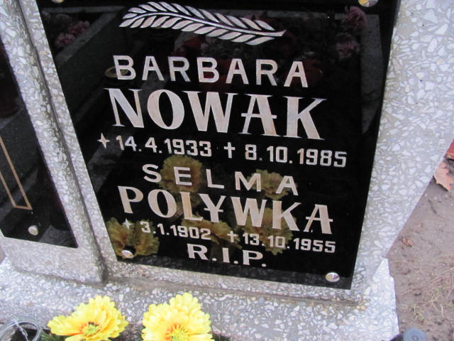 Anna Selma Polywka 1902 Gliwice Wójtowa Wieś - Grobonet - Wyszukiwarka osób pochowanych