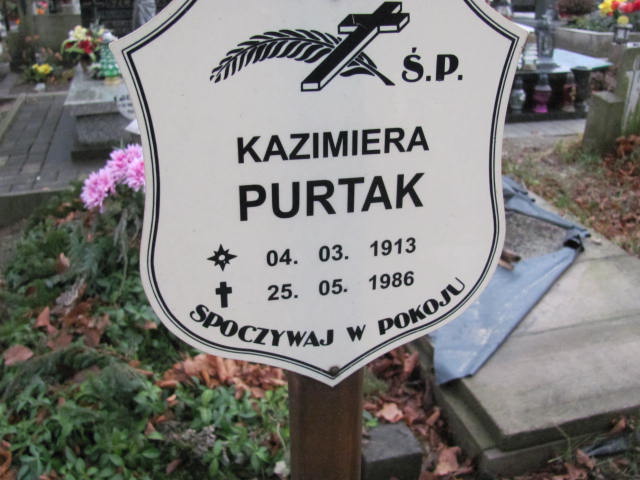 Kazimiera Purtak 1913 Gliwice Wójtowa Wieś - Grobonet - Wyszukiwarka osób pochowanych