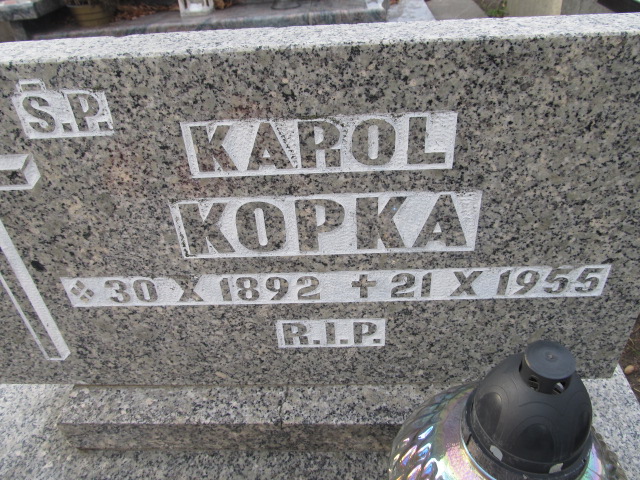 Paweł Karol Kopka 1892 Gliwice Wójtowa Wieś - Grobonet - Wyszukiwarka osób pochowanych