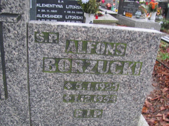 Alfons Borzucki 1925 Gliwice Wójtowa Wieś - Grobonet - Wyszukiwarka osób pochowanych