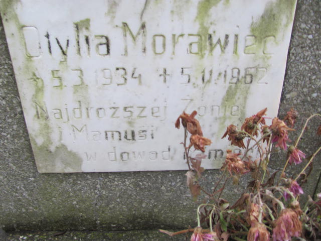 Otylia Morawiec 1934 Gliwice Wójtowa Wieś - Grobonet - Wyszukiwarka osób pochowanych