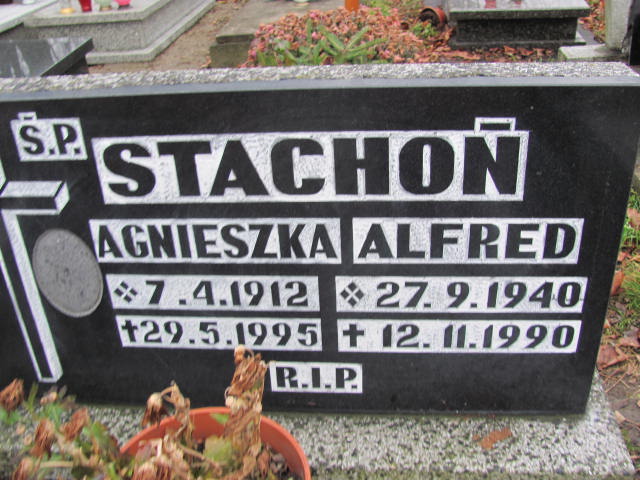 Agnieszka Stachoń 1912 Gliwice Wójtowa Wieś - Grobonet - Wyszukiwarka osób pochowanych