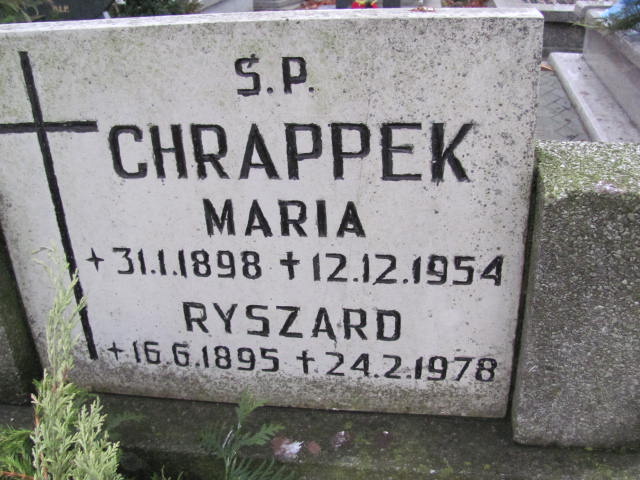 Maria Chrappek 1898 Gliwice Wójtowa Wieś - Grobonet - Wyszukiwarka osób pochowanych