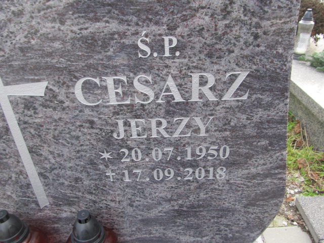 Jerzy Cesarz 1951 Gliwice Wójtowa Wieś - Grobonet - Wyszukiwarka osób pochowanych