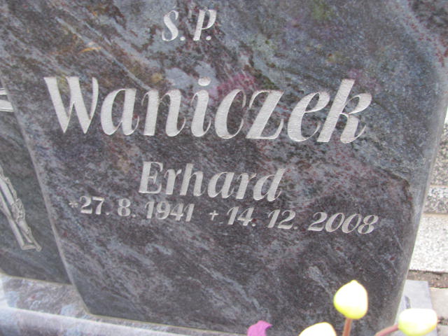 Erhard Waniczek 1941 Gliwice Wójtowa Wieś - Grobonet - Wyszukiwarka osób pochowanych