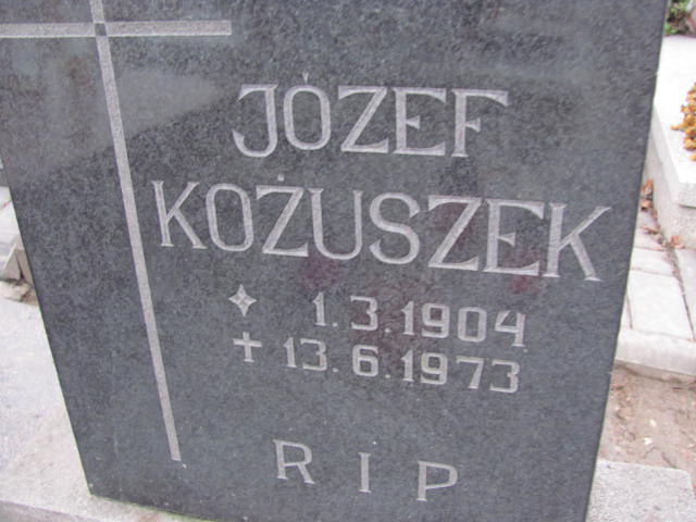 Józef Kożuszek 1904 Gliwice Wójtowa Wieś - Grobonet - Wyszukiwarka osób pochowanych