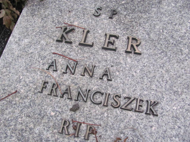 Anna Kler Gliwice Wójtowa Wieś - Grobonet - Wyszukiwarka osób pochowanych