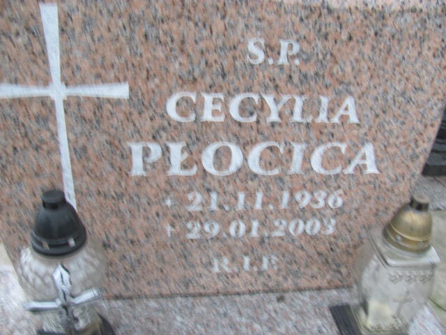 Cecylia Płocica 1936 Gliwice Wójtowa Wieś - Grobonet - Wyszukiwarka osób pochowanych