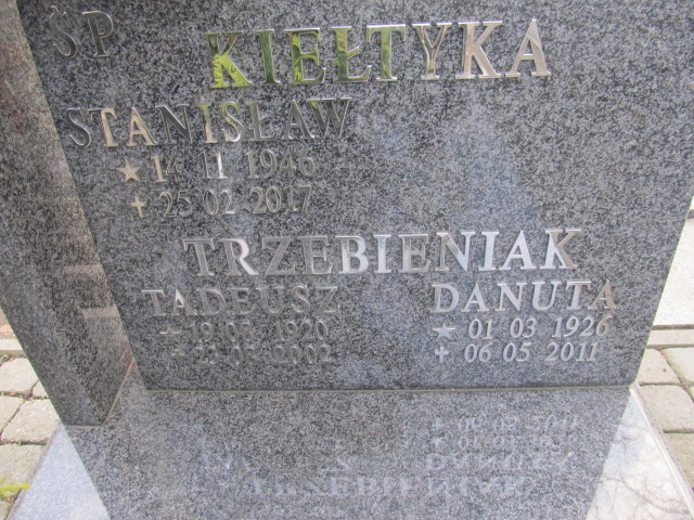 Stanisław kiełtyka 1946 Gliwice Wójtowa Wieś - Grobonet - Wyszukiwarka osób pochowanych