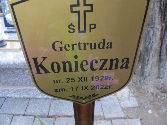 Gertruda Konieczna 1929 Gliwice Wójtowa Wieś - Grobonet - Wyszukiwarka osób pochowanych