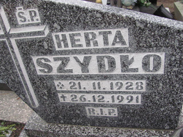 Herta Szydło 1928 Gliwice Wójtowa Wieś - Grobonet - Wyszukiwarka osób pochowanych