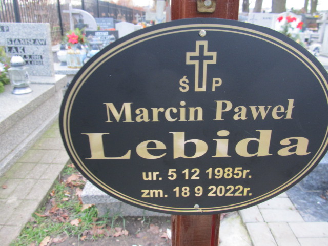 Marcin Lebida 1985 Gliwice Wójtowa Wieś - Grobonet - Wyszukiwarka osób pochowanych